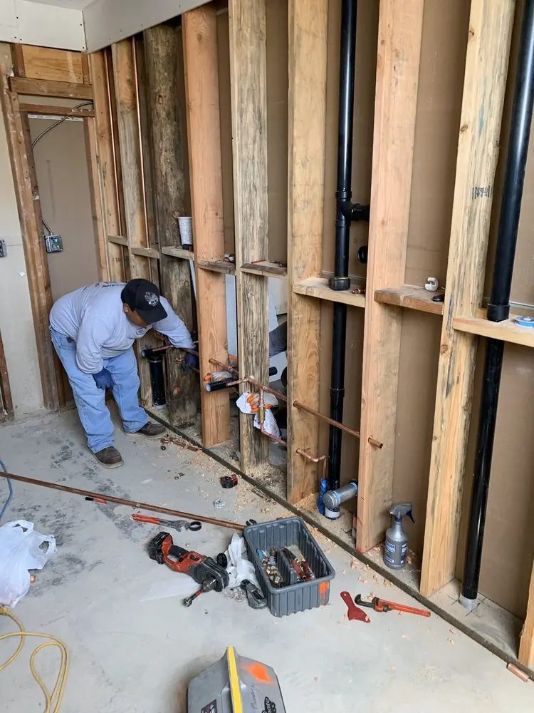 Commercial rough-in plumbing for Water Heater Replacement in Stone Harbor Manor